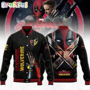 Deadpool & Wolverines Movies Style Baseball Jacket For Fans