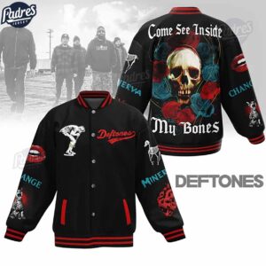 Deftones Music Style Baseball Jacket For Fans