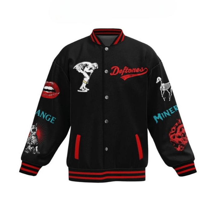Deftones Music Style Baseball Jacket For Fans