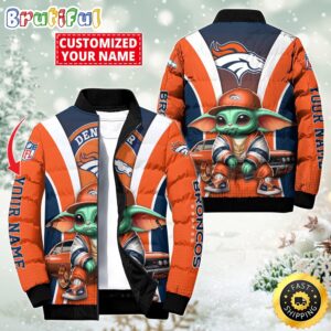 Denver Broncos NFL Style Puffer Jacket For Fans
