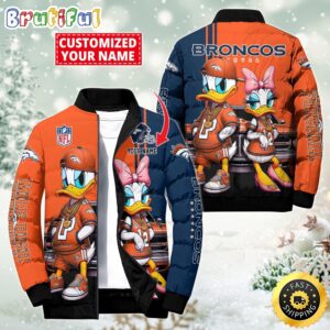 Denver Broncos NFL Style Puffer Jacket For Fans