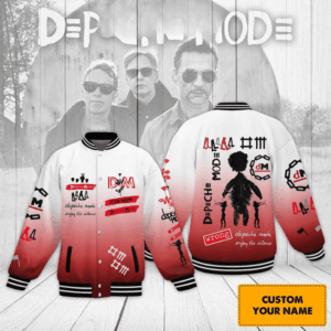 Depeche Mode Music Style Baseball Jacket For Fans