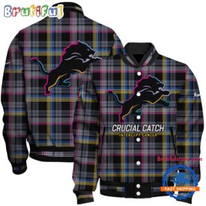 Detroit Lions NFL Style Baseball Jacket For Fans