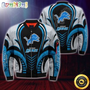 Detroit Lions NFL Style Bomber Jacket For Fans