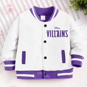 Disney Villains Style Baseball Jacket For Fans