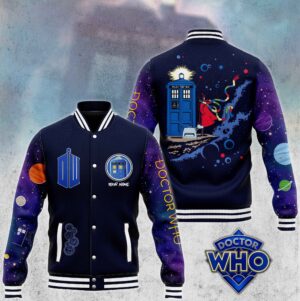 Doctor Who TV Series Style Baseball Jacket For Fans