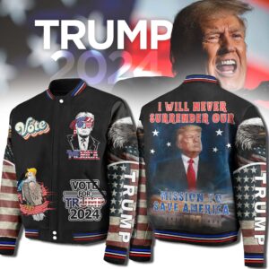 Donald Trump President Style Baseball Jacket For Fans