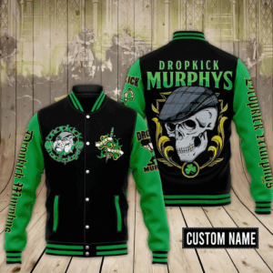 Dropkick Murphys Music Style Baseball Jacket For Fans