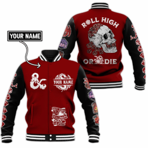Dungeons & Dragons Games Style Baseball Jacket For Fans