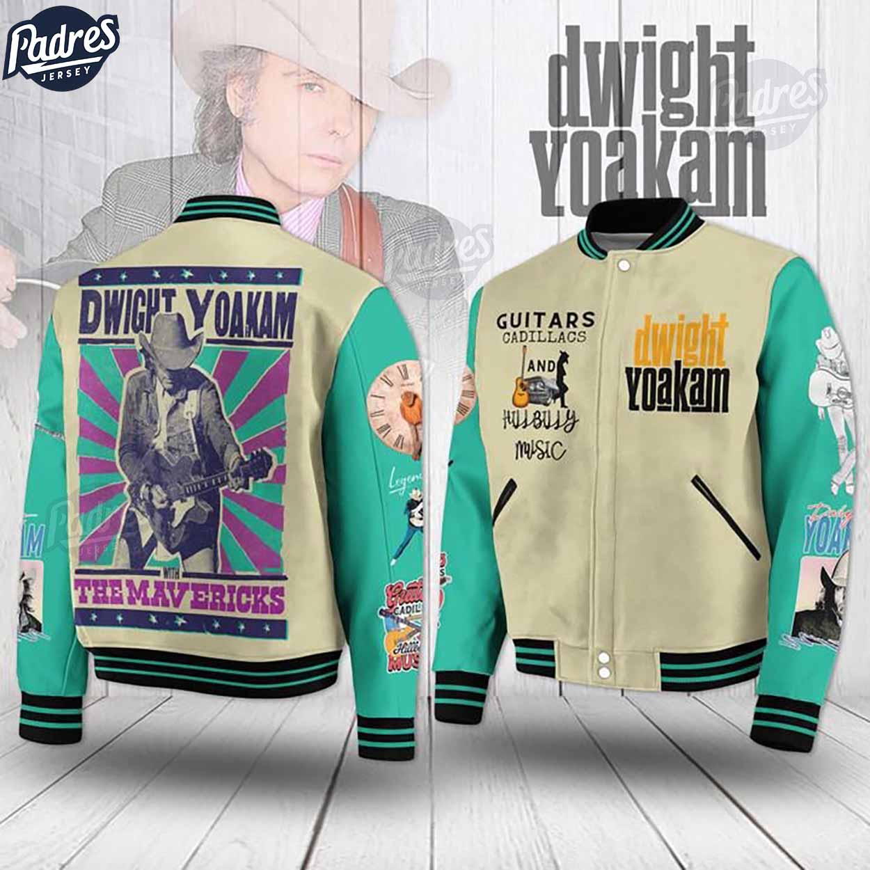 Dwight Yoakam Music Style Baseball Jacket For Fans