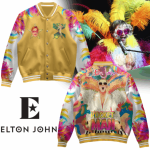 Elton John Music Style Baseball Jacket For Fans