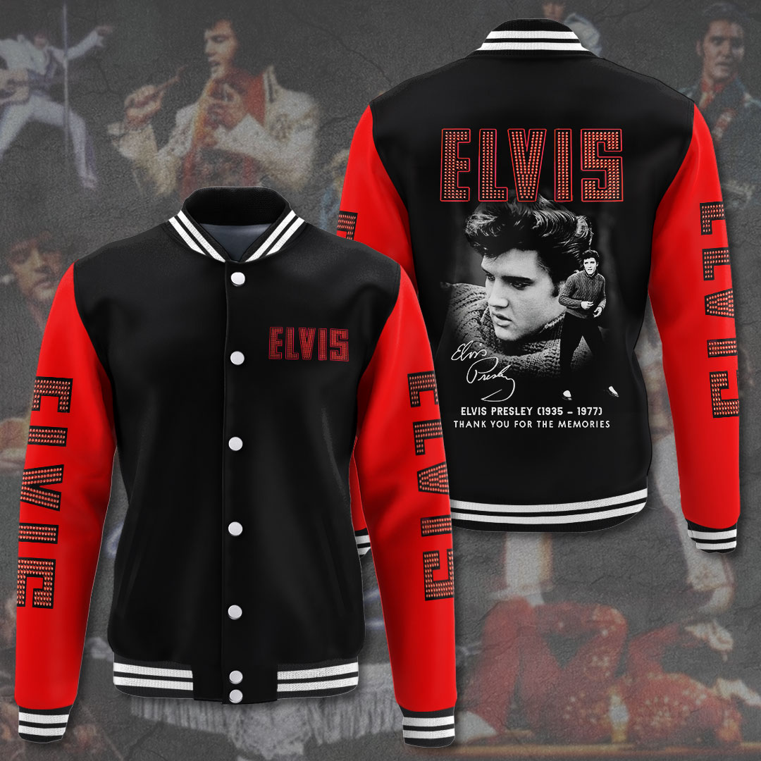 Elvis Presley Music Style Baseball Jacket For Fans