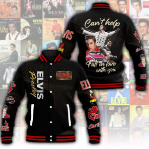 Elvis Presley Music Style Baseball Jacket For Fans