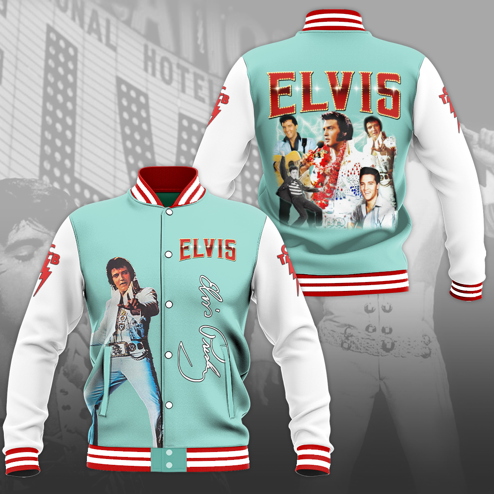 Elvis Presley Music Style Baseball Jacket For Fans