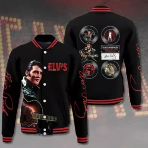 Elvis Presley Music Style Baseball Jacket For Fans