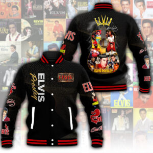 Elvis Presley Music Style Baseball Jacket For Fans
