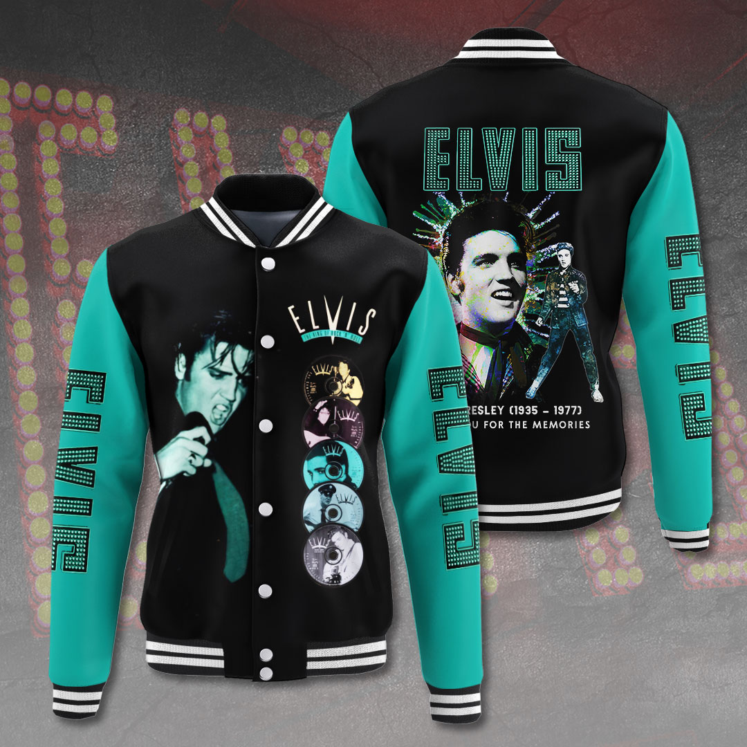 Elvis Presley Music Style Baseball Jacket For Fans