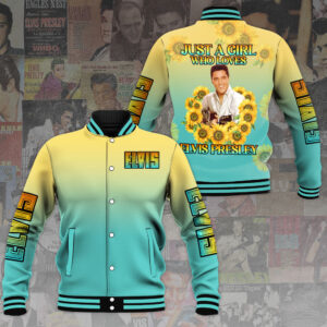 Elvis Presley Music Style Baseball Jacket For Fans