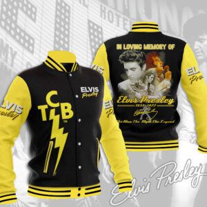 Elvis Presley Music Style Baseball Jacket For Fans