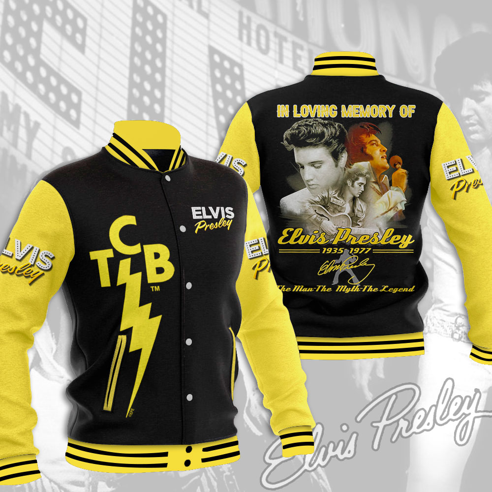 Elvis Presley Music Style Baseball Jacket For Fans