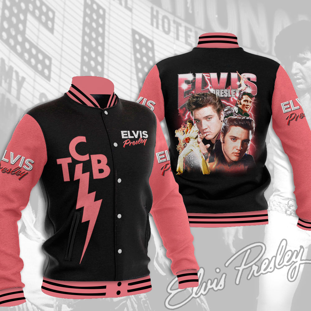 Elvis Presley Music Style Baseball Jacket For Fans
