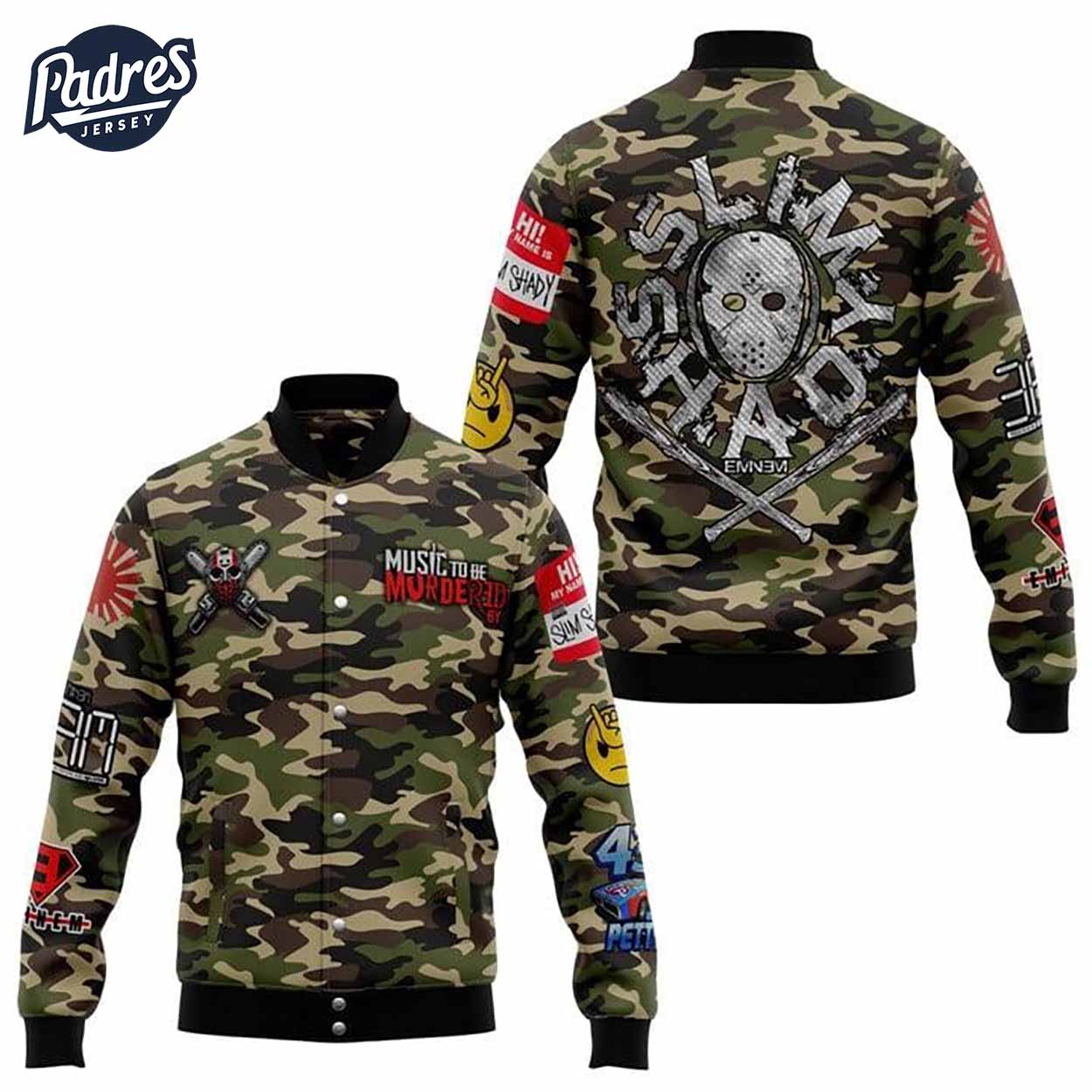 Eminem Music Style Baseball Jacket For Fans