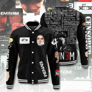 Eminem Music Style Baseball Jacket For Fans
