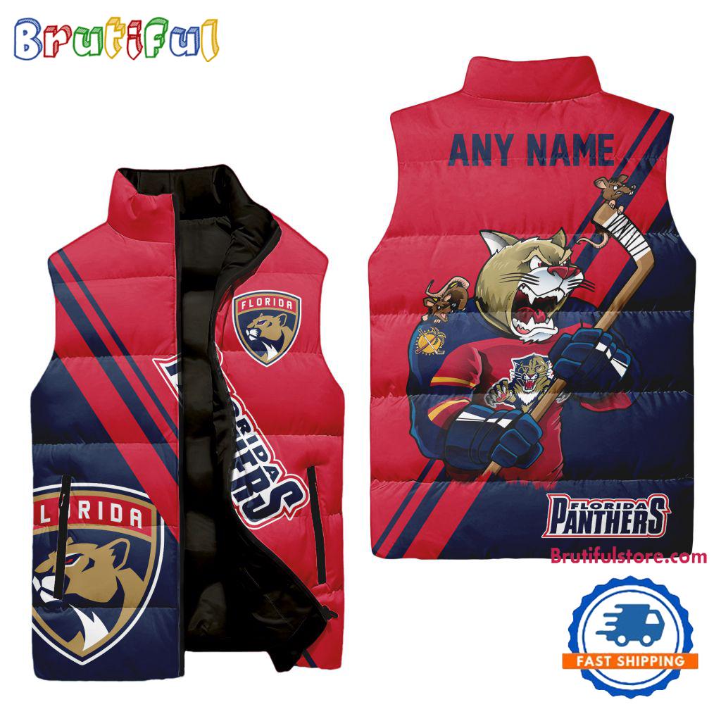 Florida Panthers NHL Style Sleeveless Puffer Jacket For Fans