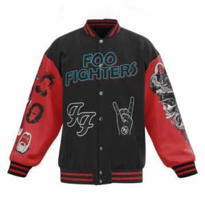 Foo Fighters Music Style Baseball Jacket For Fans