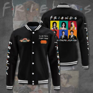 Friends TV Series Style Baseball Jacket For Fans