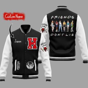 Friends TV Series Style Baseball Jacket For Fans