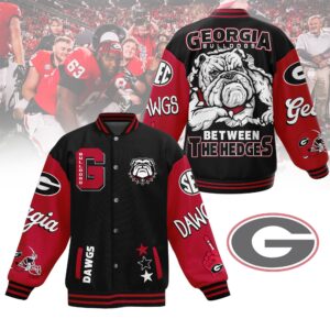 Georgia Bulldogs NCAA Style Baseball Jacket For Fans