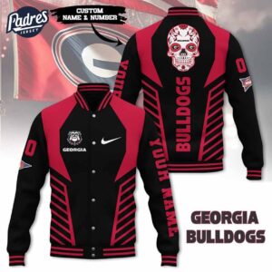 Georgia Bulldogs NCAA Style Baseball Jacket For Fans