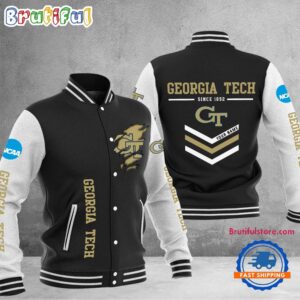 Georgia Tech Yellow Jackets NCAA Style Baseball Jacket For Fans