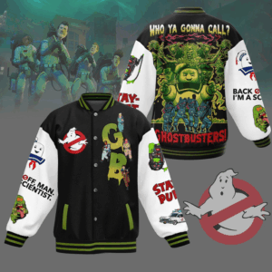 Ghost Music Style Baseball Jacket For Fans