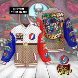 Grateful Dead Music Style Baseball Jacket For Fans