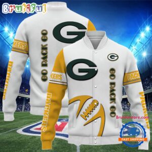 Green Bay Packers NFL Style Baseball Jacket For Fans