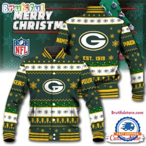 Green Bay Packers NFL Style Baseball Jacket For Fans