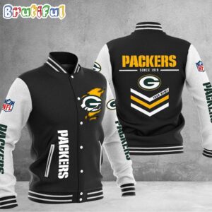 Green Bay Packers NFL Style Baseball Jacket For Fans