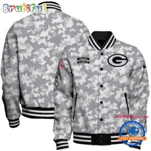 Green Bay Packers NFL Style Baseball Jacket For Fans