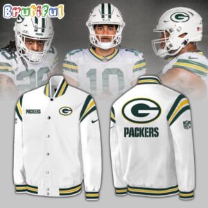 Green Bay Packers NFL Style Baseball Jacket For Fans