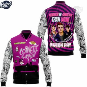 Green Day Music Style Baseball Jacket For Fans