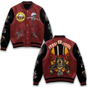 Guns N' Roses Music Style Baseball Jacket For Fans