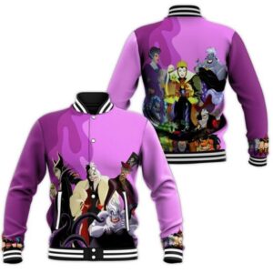 Hang Out With Us Disney Villain Style Baseball Jacket For Fans