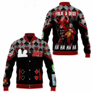 Harley Quinn Movies Style Baseball Jacket For Fans