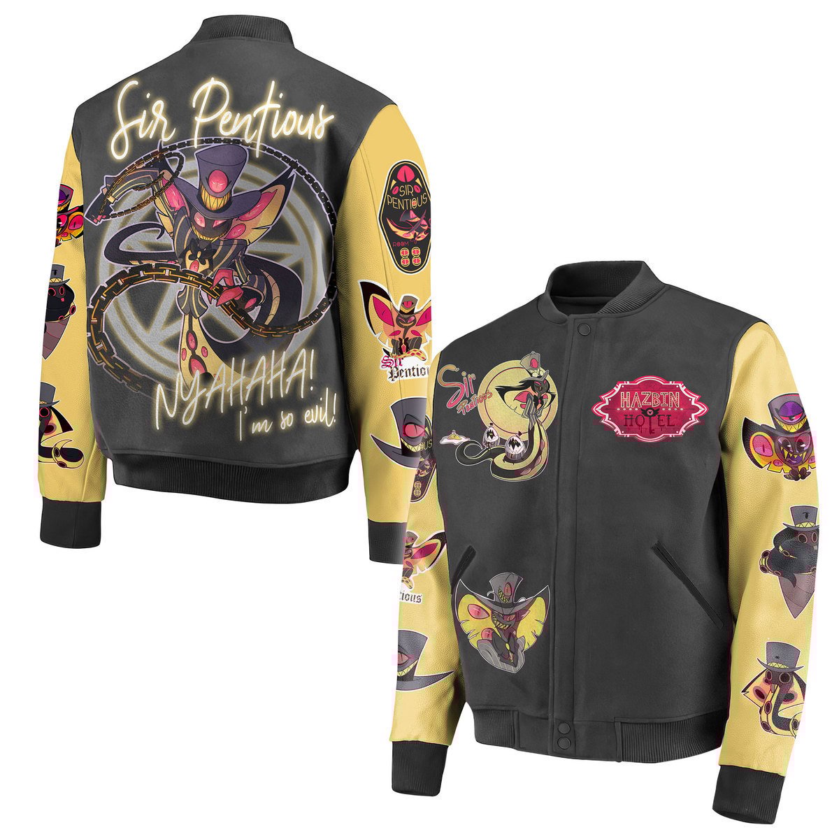 Hazbin Hotel Movies Style Baseball Jacket For Fans