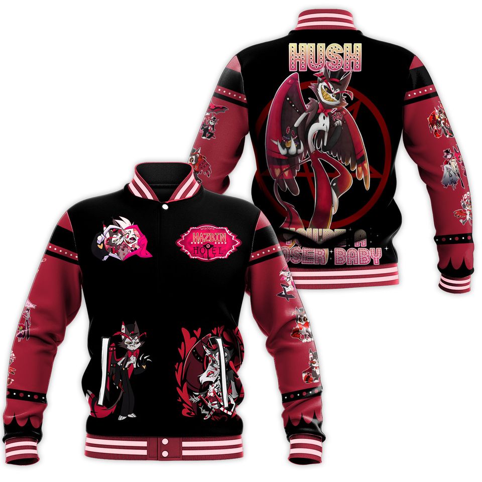 Hazbin Hotel Movies Style Baseball Jacket For Fans