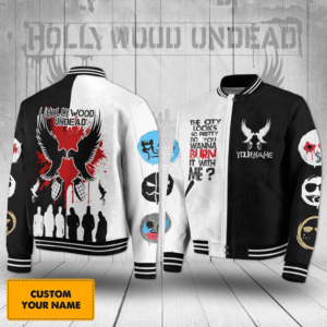 Hollywood Undead Music Style Baseball Jacket For Fans
