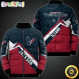 Houston Texans NFL Style Puffer Jacket For Fans