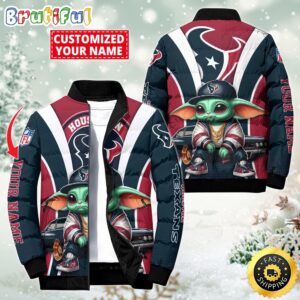 Houston Texans NFL Style Puffer Jacket For Fans